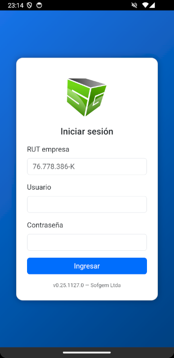Pantalla de Denarium Parts para captura de repuestos